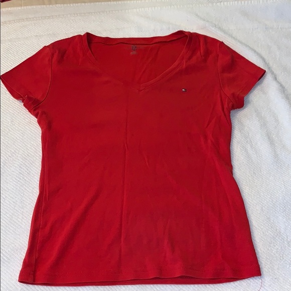 Tommy Hilfiger Tops - 🔴 Tommy Hilfiger red shirt